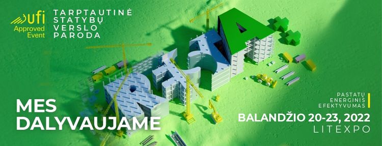 Dalyvaujame tarptautinėje specializuotoje statybų paradoje RESTA 2022